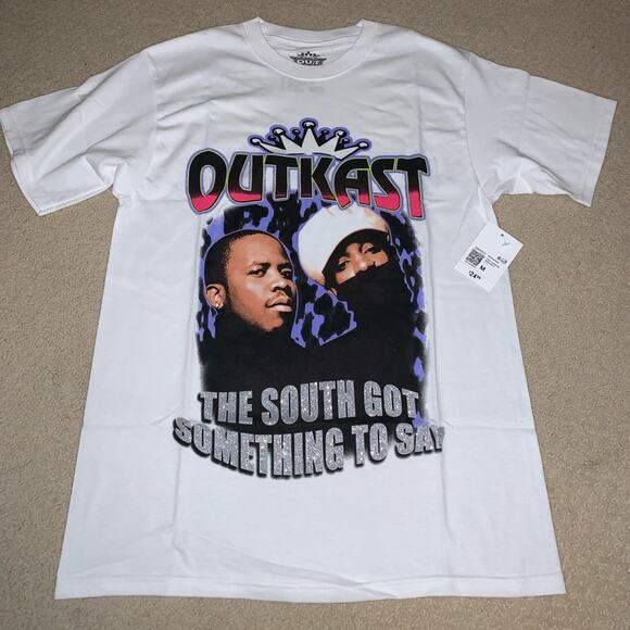 Forever 21 Other - NWT Forever 21 White OutKast Shirt with Silver Lettering